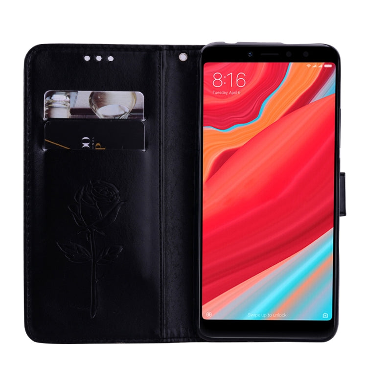 Rose Embossed Horizontal Flip Environmental PU Leather Case for Xiaomi Redmi S2, with Holder & Card Slots & Wallet
