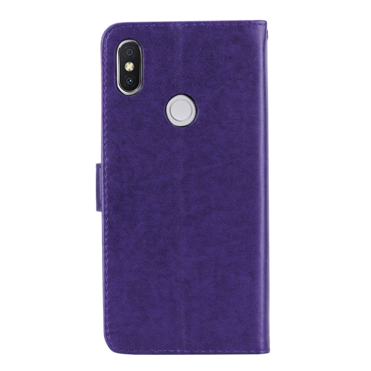 Rose Embossed Horizontal Flip Environmental PU Leather Case for Xiaomi Redmi S2, with Holder & Card Slots & Wallet
