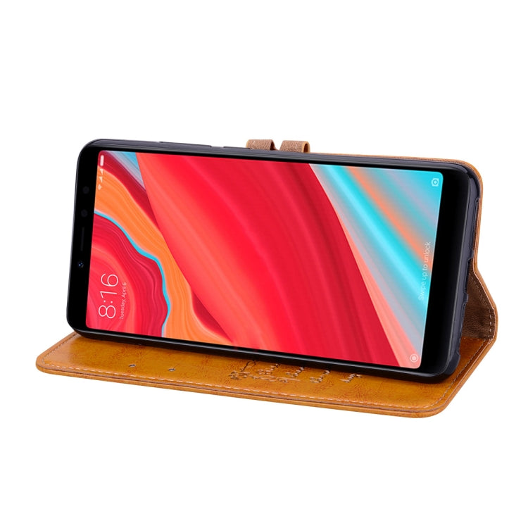 Business Style Oil Wax Texture Horizontal Flip Leather Case for Xiaomi Redmi S2, with Holder & Card Slots & Wallet
