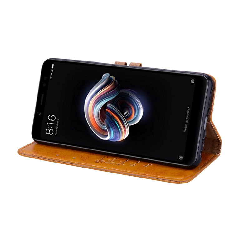 Business Style Oil Wax Texture Horizontal Flip Leather Case for Xiaomi Redmi Note 5 Pro, with Holder & Card Slots & Wallet