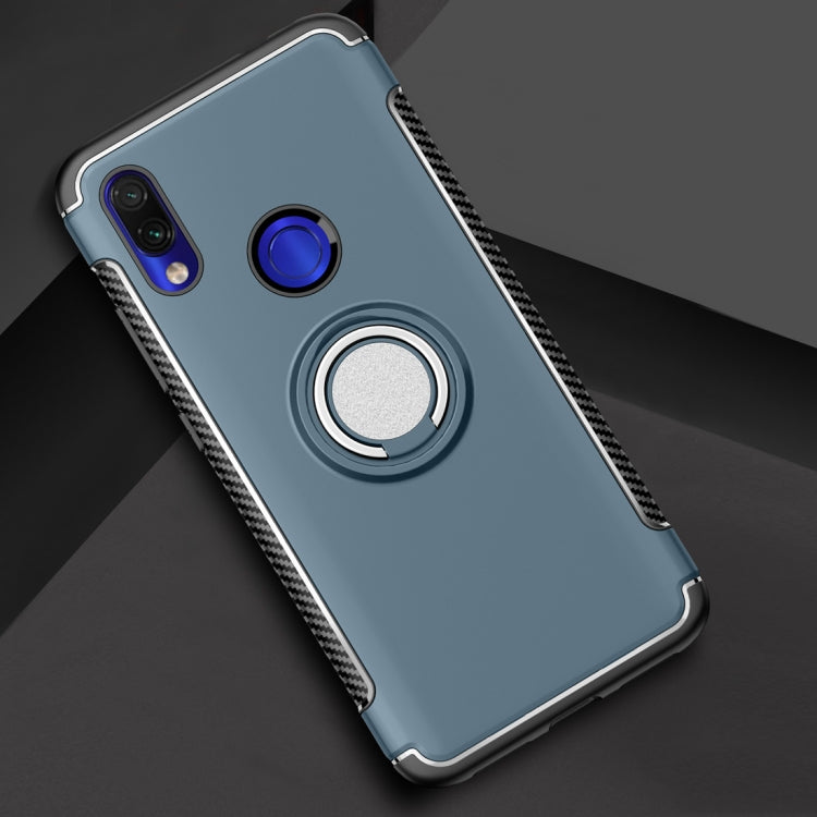 Magnetic Armor Protective Case for Xiaomi Redmi 7, with 360 Degree Rotation Ring Holder