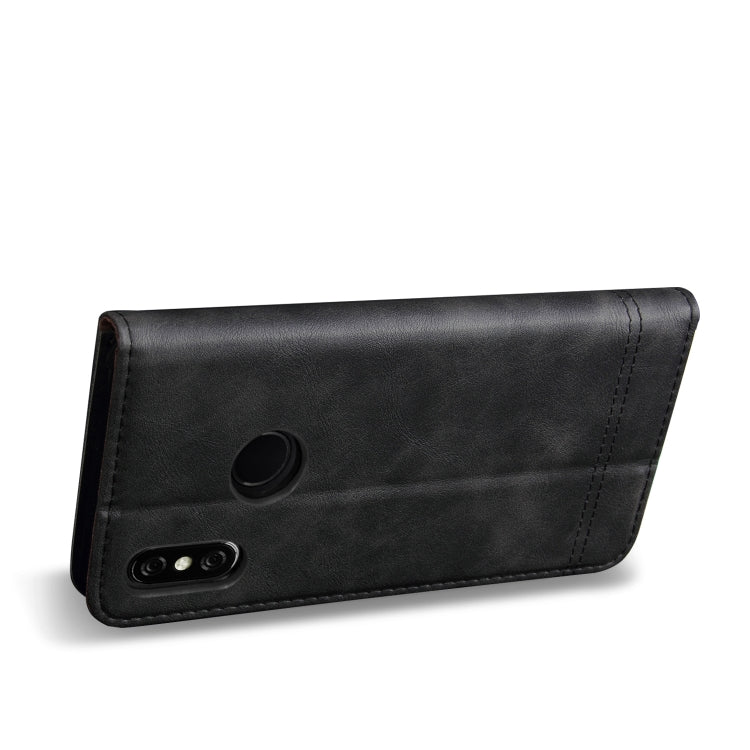 Casual Style Retro Crazy Horse Texture Horizontal Flip Leather Case for Xiaomi Redmi Note 6 Pro, with Card Slots & Holder & Wallet