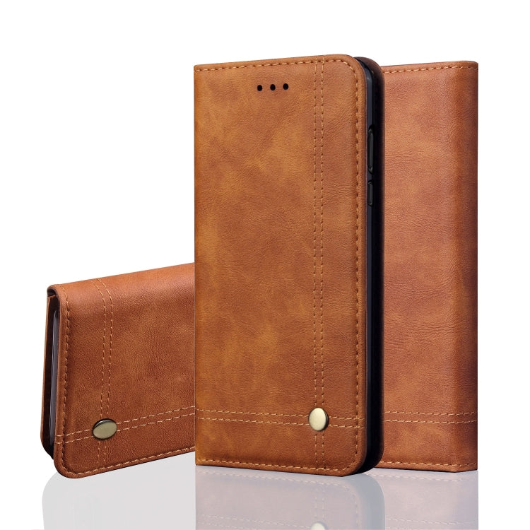 Casual Style Retro Crazy Horse Texture Horizontal Flip Leather Case for Xiaomi Redmi Note 6 Pro, with Card Slots & Holder & Wallet