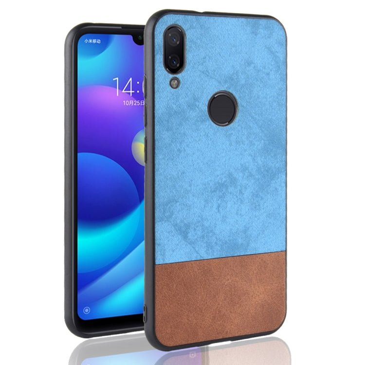 Shockproof Color Matching Denim PC + PU + TPU Case for Xiaomi Redmi Note 7