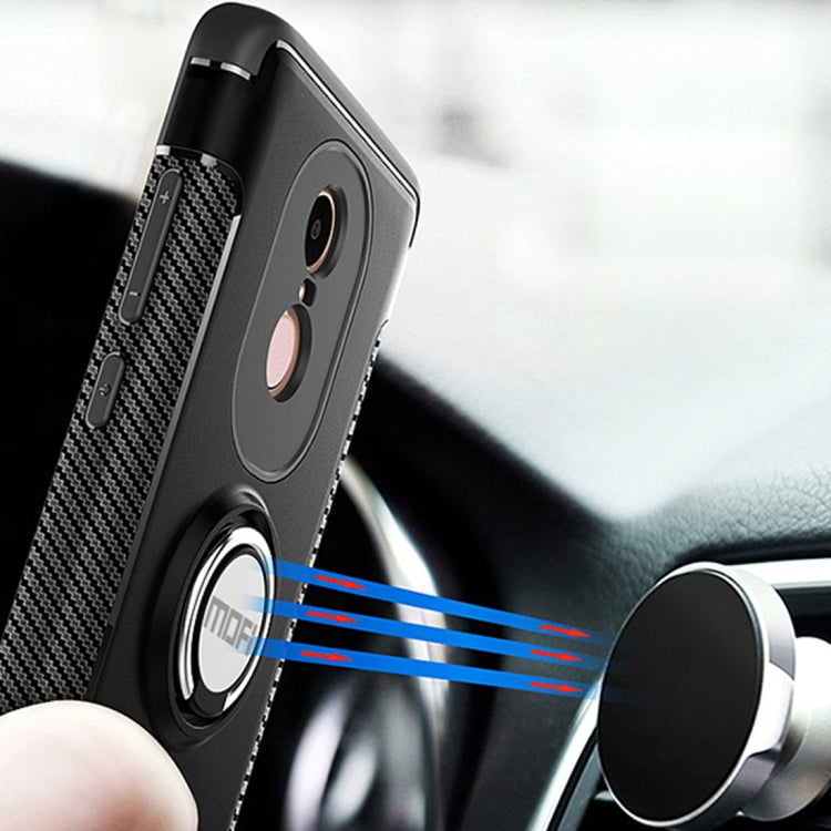 MOFI for  Mysterious Series Xiaomi Redmi Note 4X Shockproof Protective Back Cover Case with Magnetic Rotatable Ring Holder