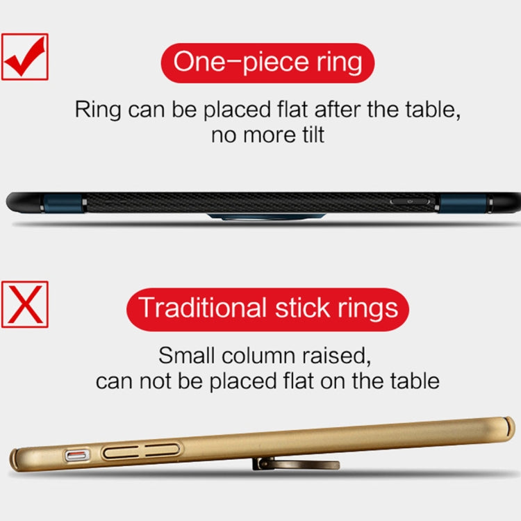 MOFI for  Mysterious Series Xiaomi Redmi Note 4X Shockproof Protective Back Cover Case with Magnetic Rotatable Ring Holder