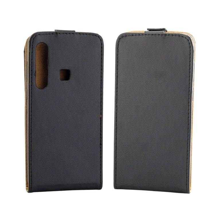 Business Style Vertical Flip TPU Leather Case for Xiaomi Redmi Note 6 Pro, with Card Slot (Black)