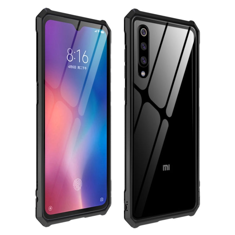 Snap-on Aluminum Frame and Tempered Glass Back Plate Case for Xiaomi 9