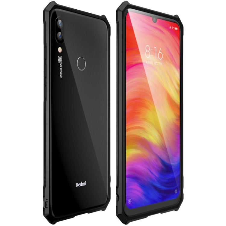 Snap-on Aluminum Frame Case for Red Mi Note 7