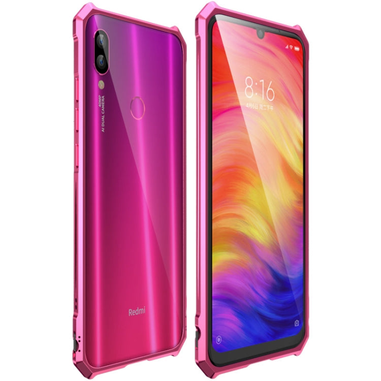 Snap-on Aluminum Frame Case for Red Mi Note 7