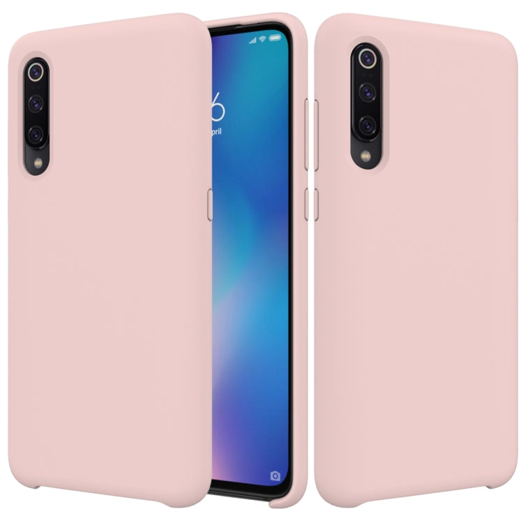 Solid Color Liquid Silicone Dropproof Protective Case for Xiaomi Mi 9