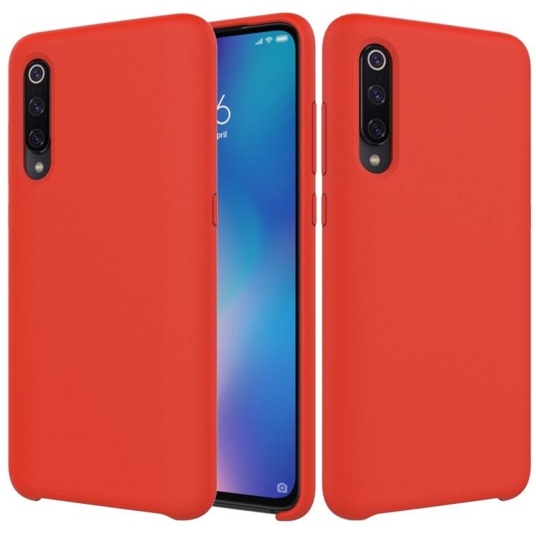 Solid Color Liquid Silicone Dropproof Protective Case for Xiaomi Mi 9