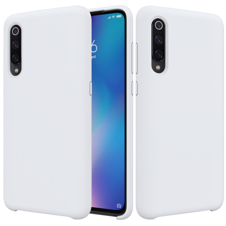 Solid Color Liquid Silicone Dropproof Protective Case for Xiaomi Mi 9