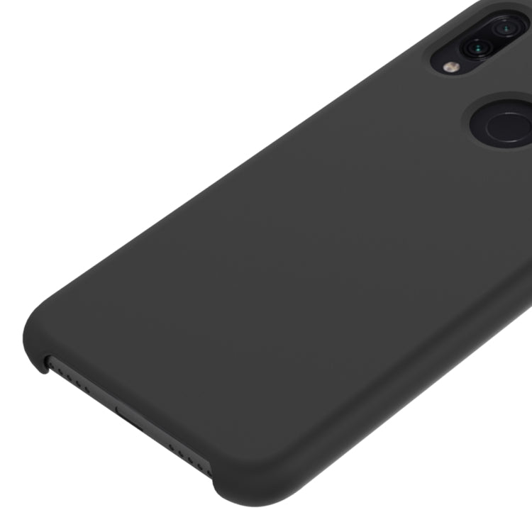 Solid Color Liquid Silicone Dropproof Protective Case for Xiaomi Redmi Note 7