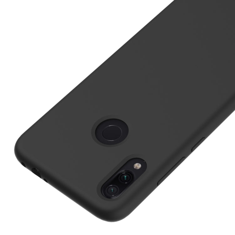 Solid Color Liquid Silicone Dropproof Protective Case for Xiaomi Redmi Note 7