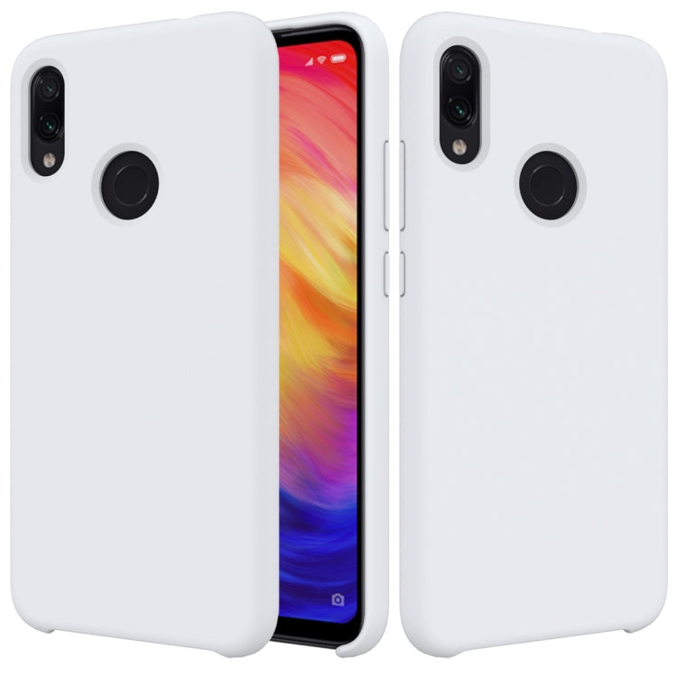 Solid Color Liquid Silicone Dropproof Protective Case for Xiaomi Redmi Note 7