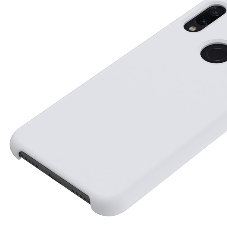 Solid Color Liquid Silicone Dropproof Protective Case for Xiaomi Redmi Note 7