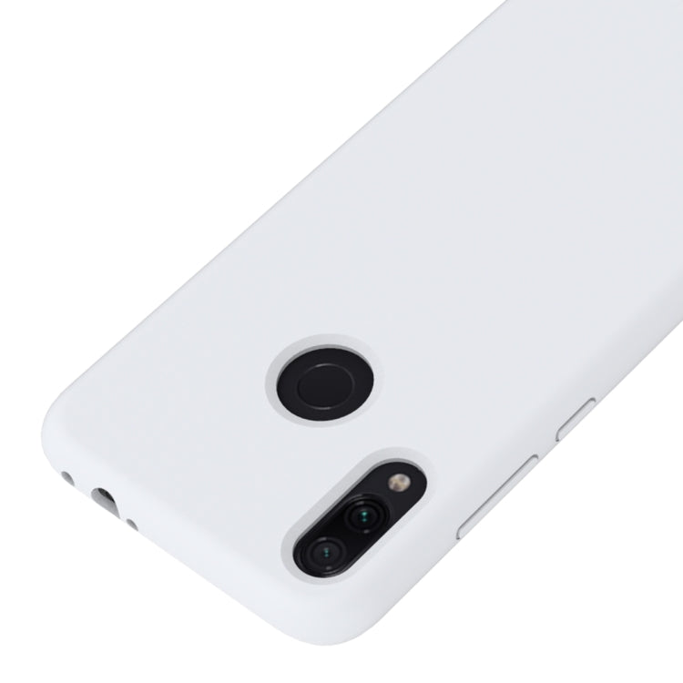 Solid Color Liquid Silicone Dropproof Protective Case for Xiaomi Redmi Note 7