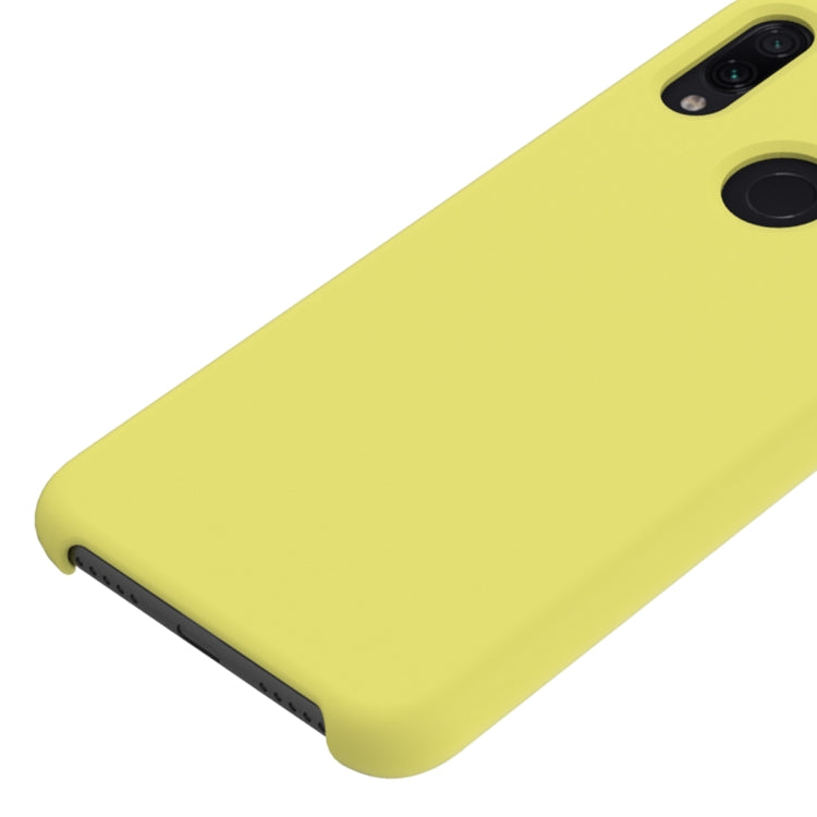 Solid Color Liquid Silicone Dropproof Protective Case for Xiaomi Redmi Note 7