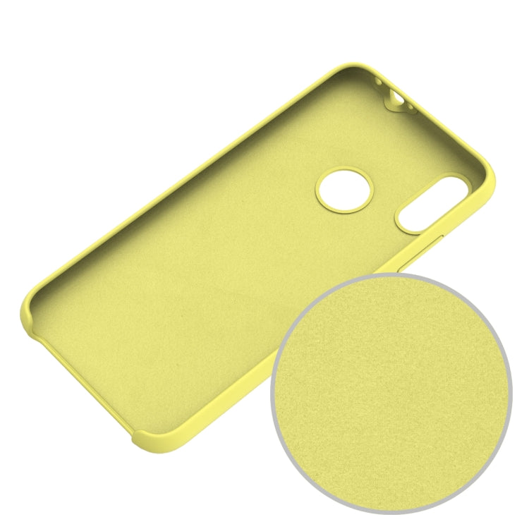 Solid Color Liquid Silicone Dropproof Protective Case for Xiaomi Redmi Note 7