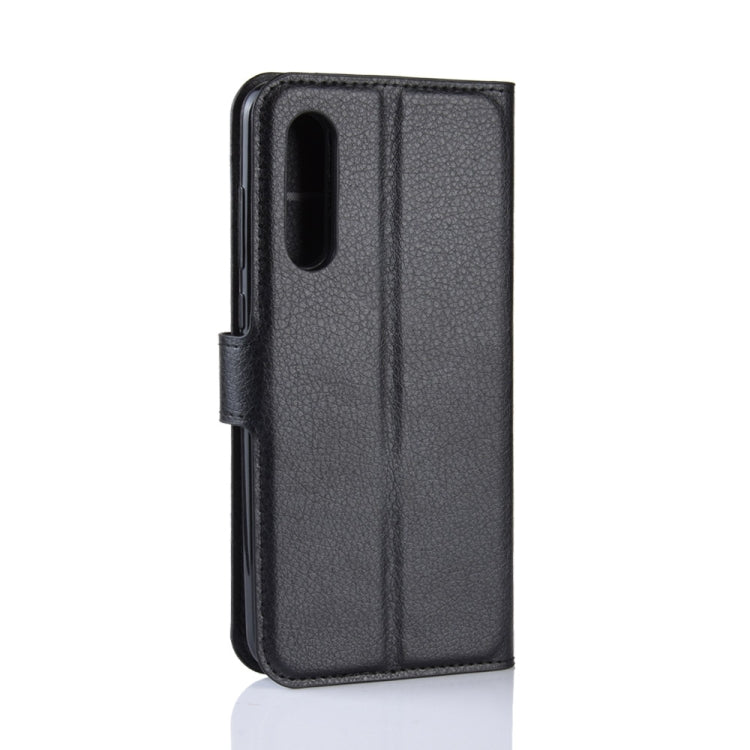 Litchi Texture Horizontal Flip Leather Case for Xiaomi Mi9, with Wallet & Holder & Card Slots
