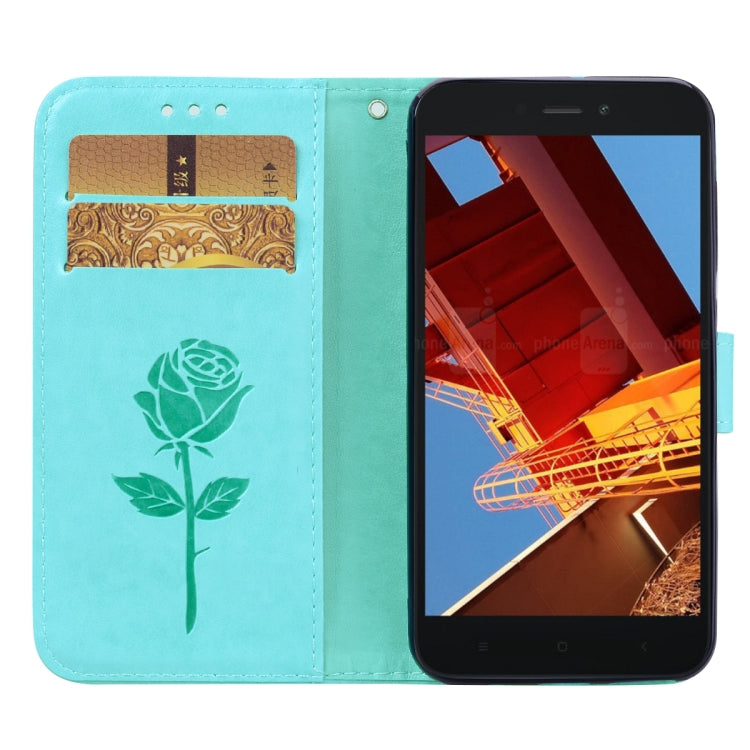 Rose Embossed Horizontal Flip PU Leather Case for Xiaomi Redmi Go, with Holder & Card Slots & Wallet