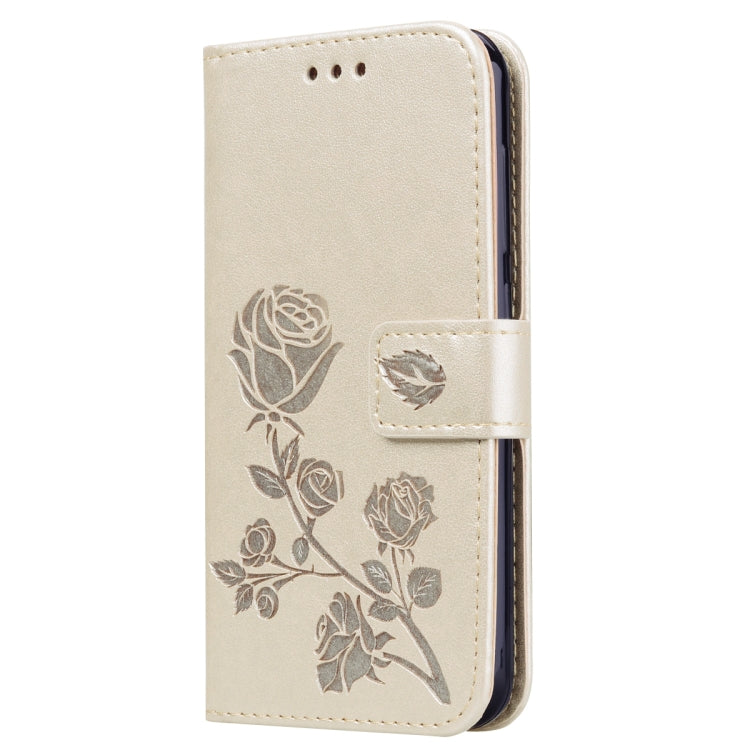 Rose Embossed Horizontal Flip PU Leather Case for Xiaomi Redmi Go, with Holder & Card Slots & Wallet