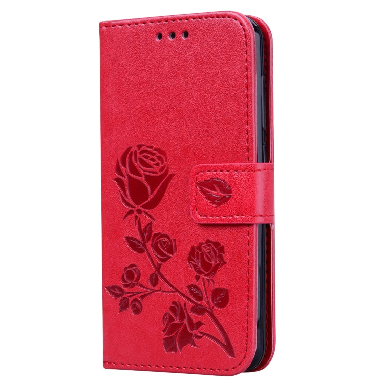 Rose Embossed Horizontal Flip PU Leather Case for Xiaomi Redmi Go, with Holder & Card Slots & Wallet
