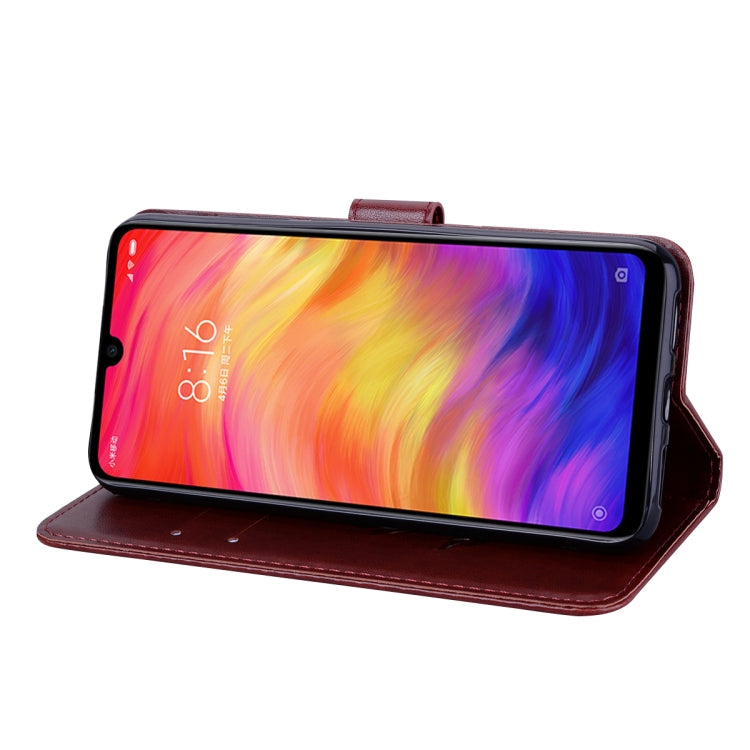 Rose Embossed Horizontal Flip PU Leather Case for Xiaomi Redmi Note 7, with Holder & Card Slots & Wallet