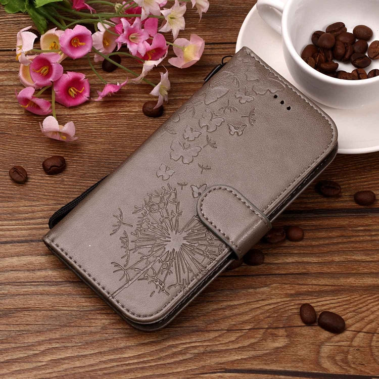 Vintage Embossed Floral Dandelion Pattern Horizontal Flip Leather Case for Xiaomi Mi 8, with Card Slot & Holder & Wallet & Lanyard