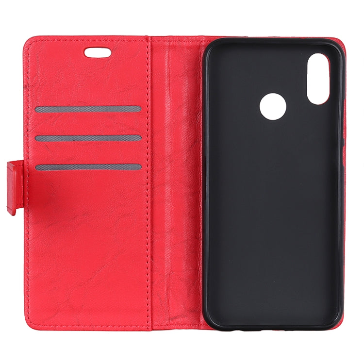 Copper Buckle Retro Crazy Horse Texture Horizontal Flip Leather Case for Xiaomi Redmi 6 Pro, with Holder & Card Slots & Wallet