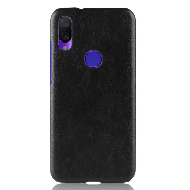 Shockproof Litchi Texture PC + PU Case for Xiaomi Redmi Note 7