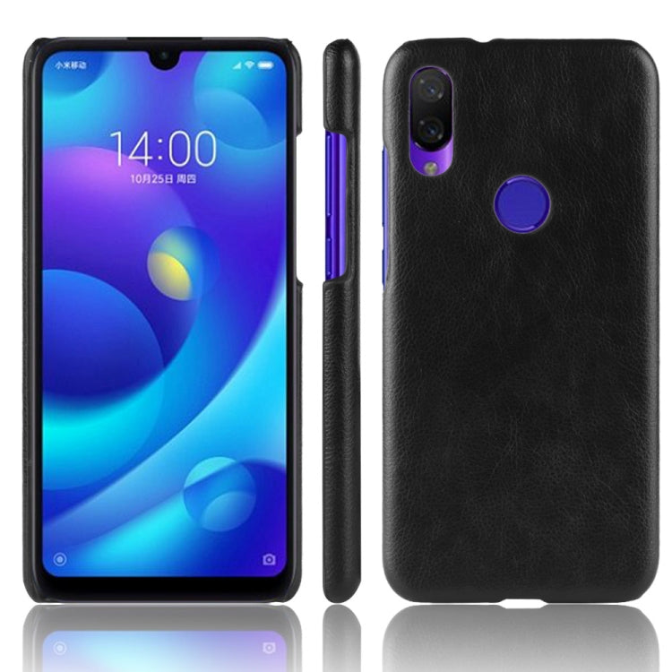 Shockproof Litchi Texture PC + PU Case for Xiaomi Redmi Note 7