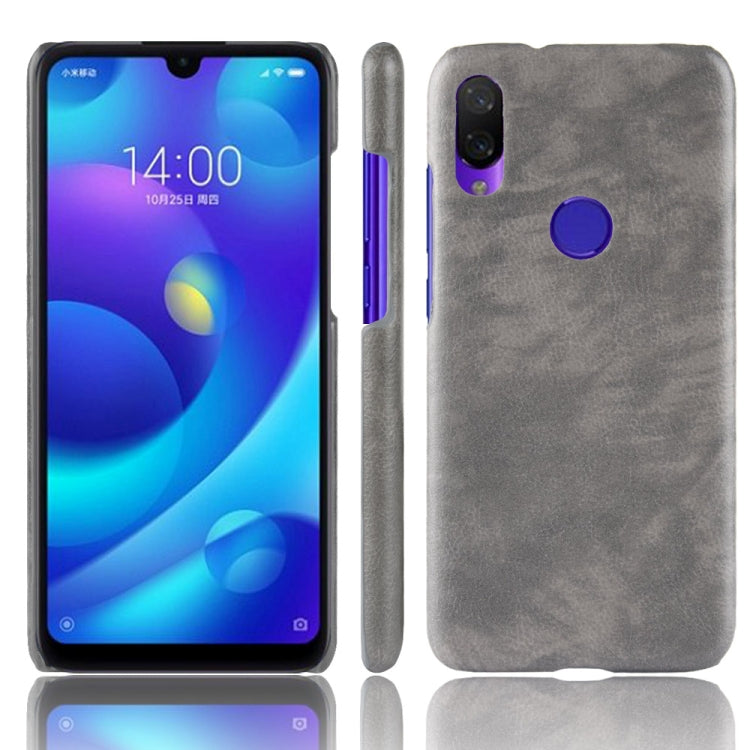 Shockproof Litchi Texture PC + PU Case for Xiaomi Redmi Note 7