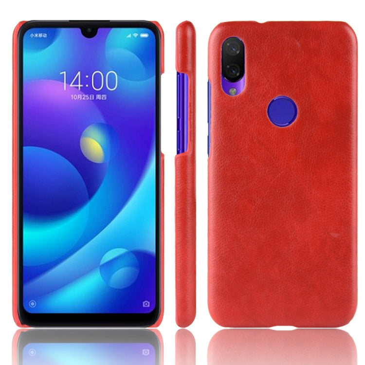 Shockproof Litchi Texture PC + PU Case for Xiaomi Redmi Note 7