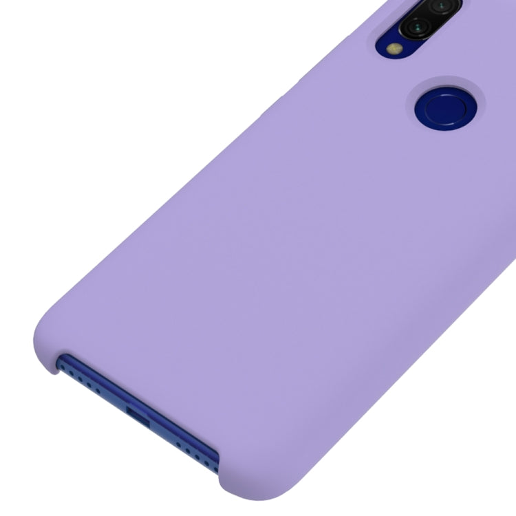 Solid Color Liquid Silicone Shockproof Full Coverage Case for Xiaomi Redmi 7