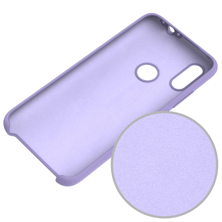 Solid Color Liquid Silicone Shockproof Full Coverage Case for Xiaomi Redmi 7