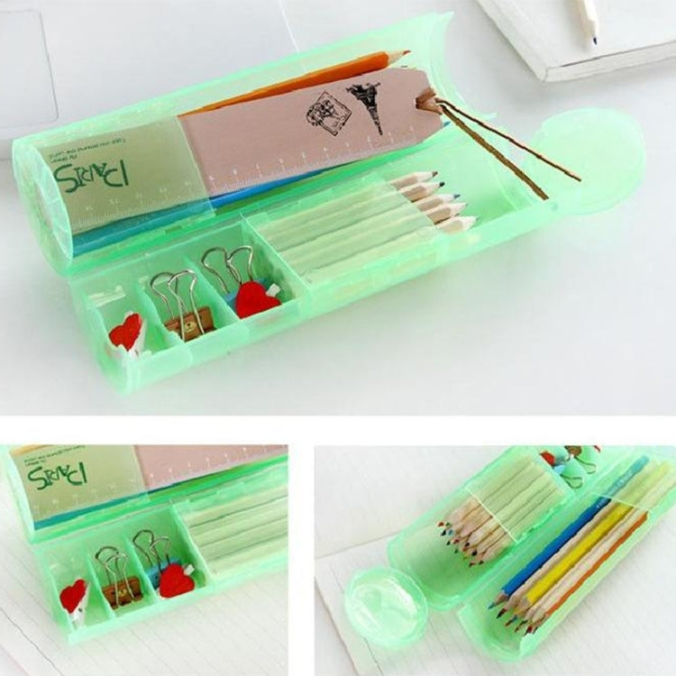 2 Pack Translucent Stationery Storage Box