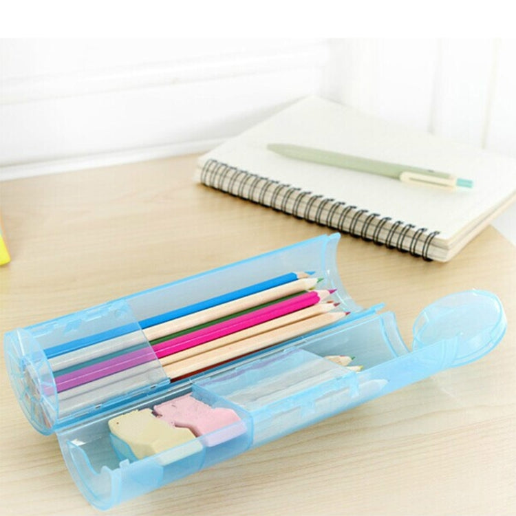 2 Pack Translucent Stationery Storage Box