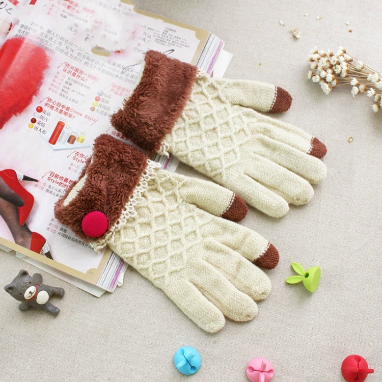 2 Pack Full Touch Screen Finger Wool Gloves
