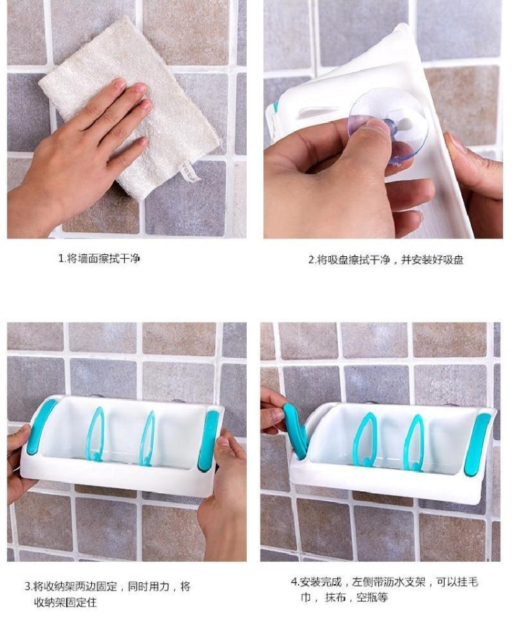 4 Pack Sink Sponge Debris Racks