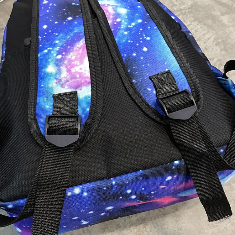 Star Sky Magic Student Bag Girls Backpack (Blue)