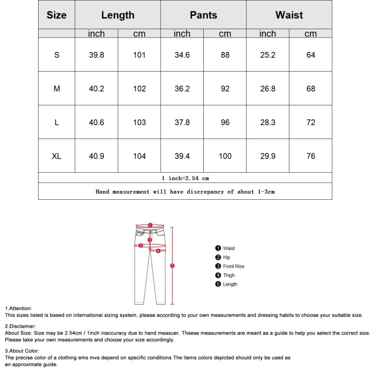 Women Solid Color Split Slim Jeans