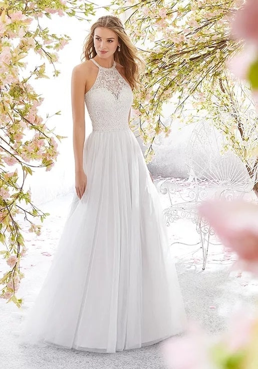 Women Sleeveless Halter Long Skirt Dress