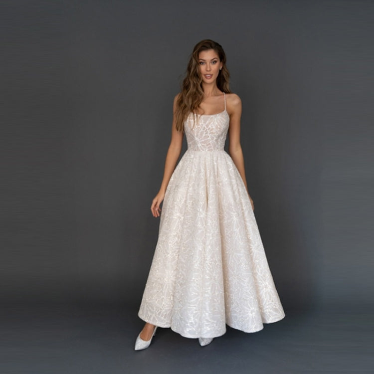 Women Sleeveless Sling Dress Slim Halter Dress
