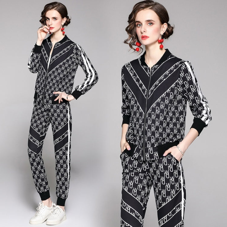 Ladies Slim Breathable Printing Suit