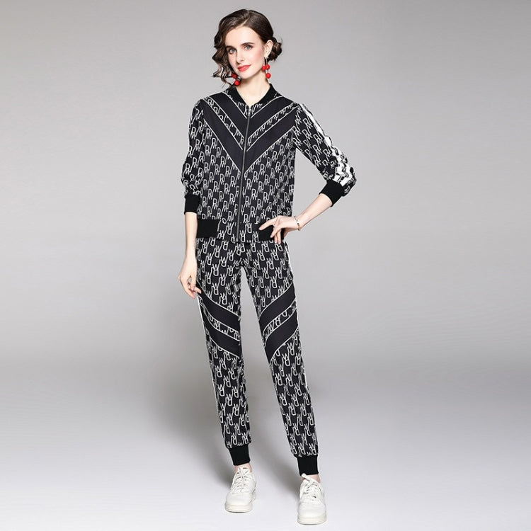 Ladies Slim Breathable Printing Suit