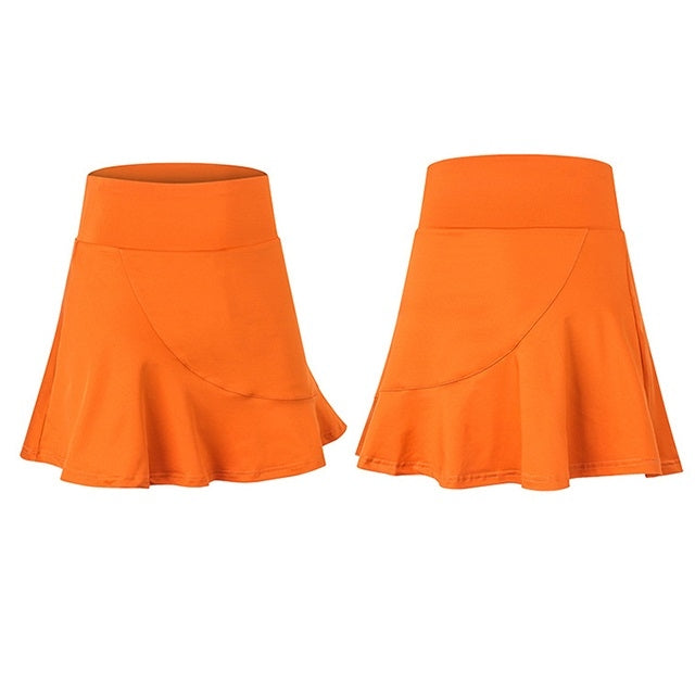 Anti-emptied And Quick-drying Sports Skirt With Mini-socks For Women