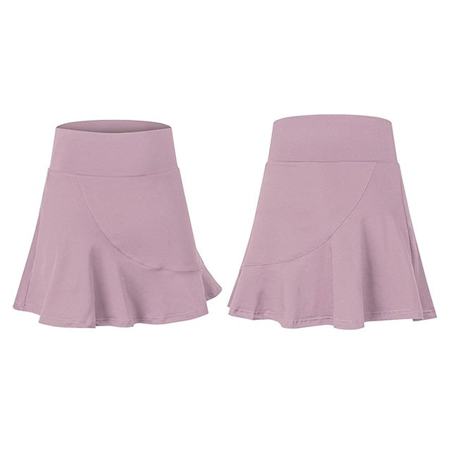 Anti-emptied And Quick-drying Sports Skirt With Mini-socks For Women