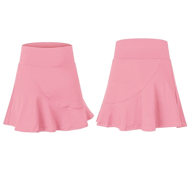 Anti-emptied And Quick-drying Sports Skirt With Mini-socks For Women